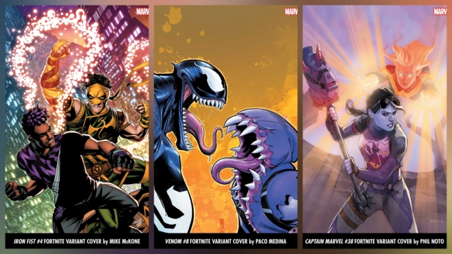Marvel Comics Unveils New Fortnite Variant Covers
