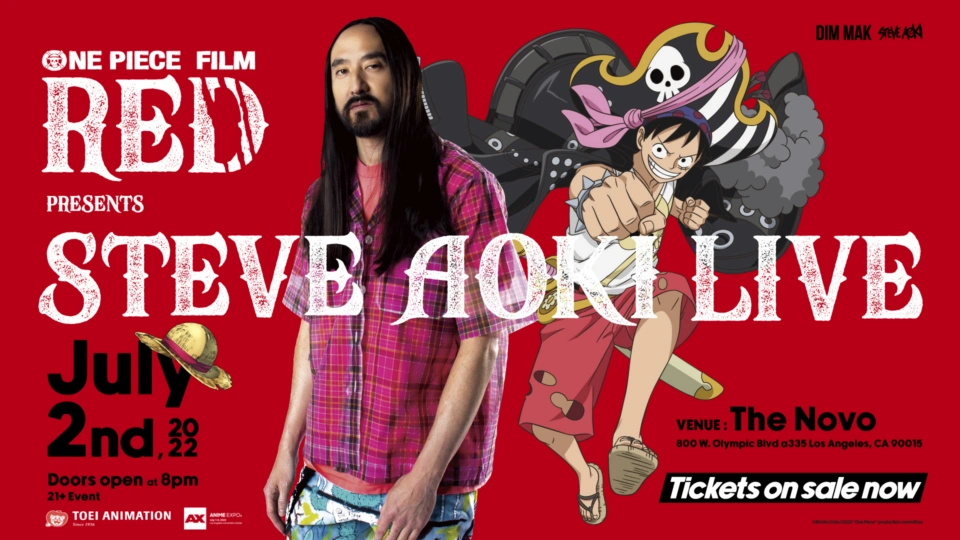 "One Piece Film: Red" To Celebrate At Anime Expo With Steve Aoki Performance