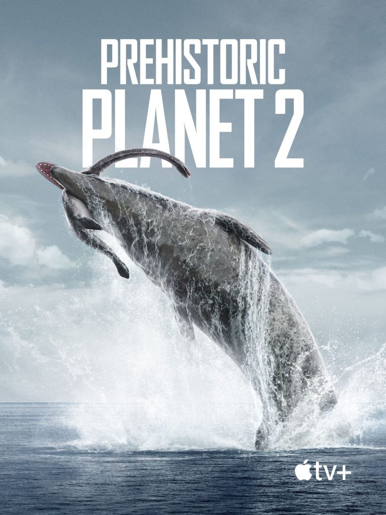 Prehistoric Planet season 2 vertical key visual.