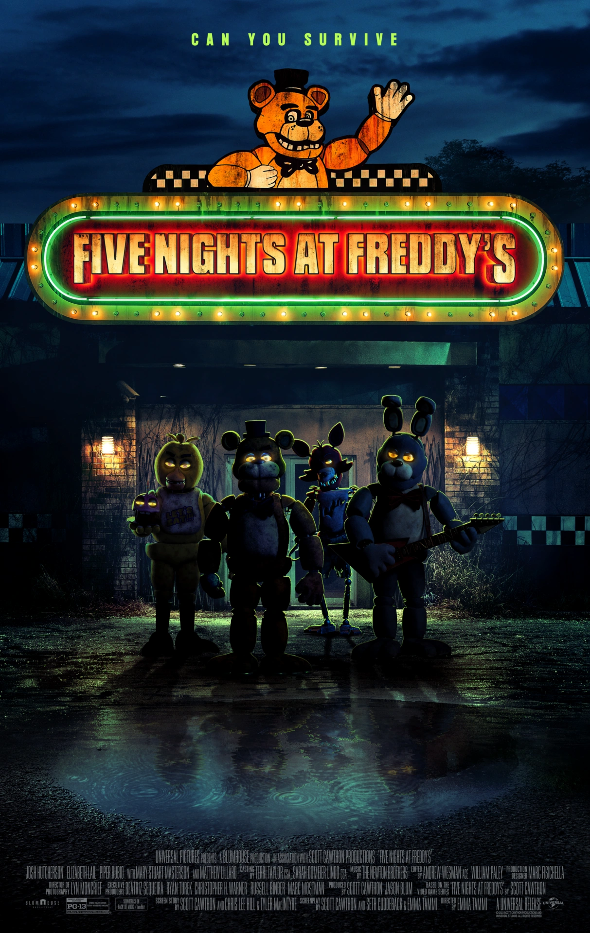 Five Nights at Freddy's final poster.