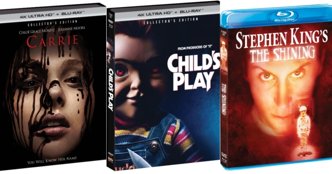 Scream Factory Brings 'Child's Play', 'Carrie', & 'The Shining'  To Blu-Ray/4K This March