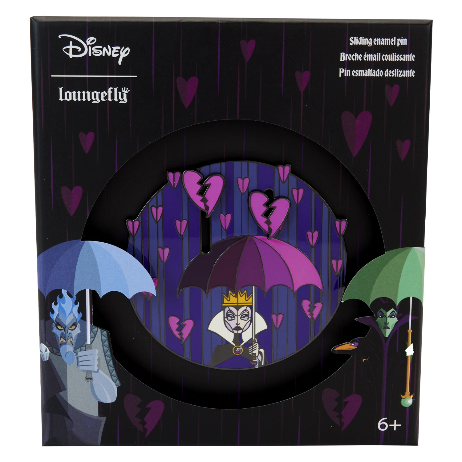 WDPN3354 LFDISNEYVILLAINSCURSEYOURHEARTS3INPIN1018FRONT