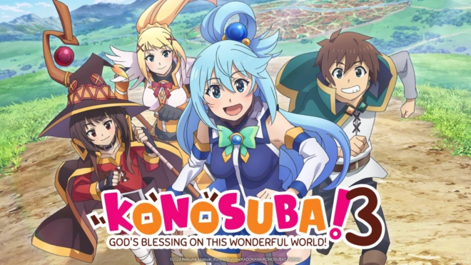 Crunchyroll Acquires 'KONOSUBA -God's Blessing on This Wonderful World! 3' And More