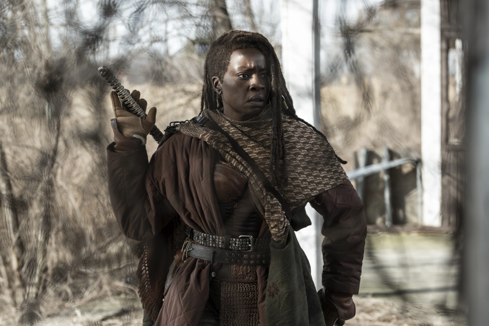 Danai Gurira as Michonne - The Walking Dead: The Ones Who Live - Season 1, Episode 1 - Photo Credit: Gene Page/AMC