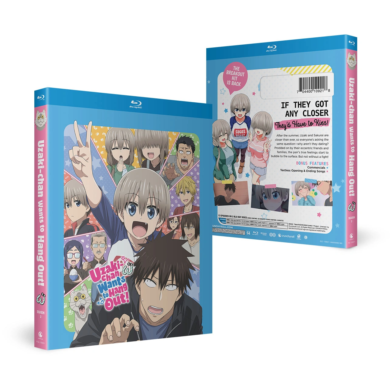 Uzaki-chan Wants to Hang Out! Season 2 - Standard Edition – Blu-ray spread.