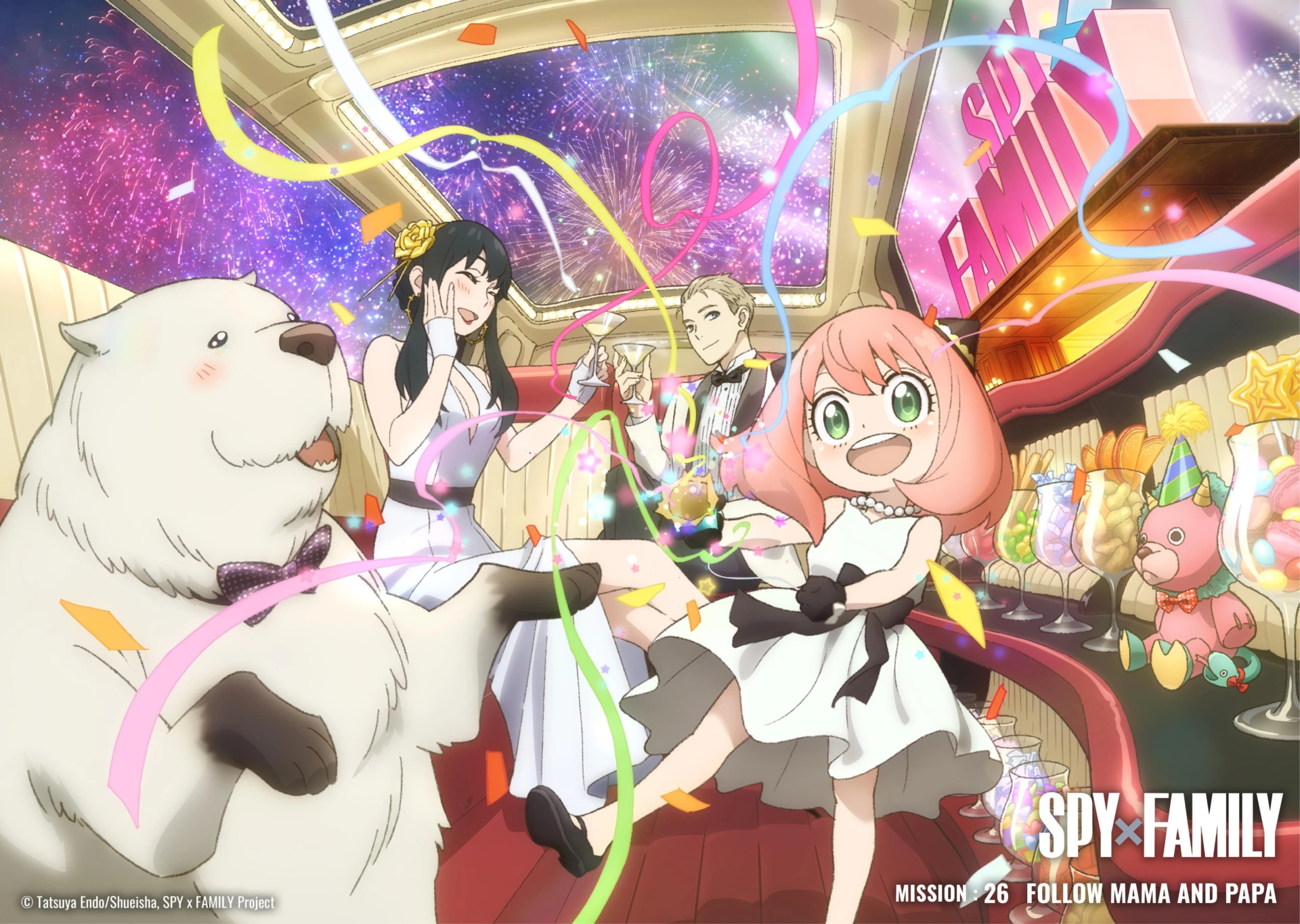 Spy x Family anime Mission 26 "Follow Mama and Papa" key visual