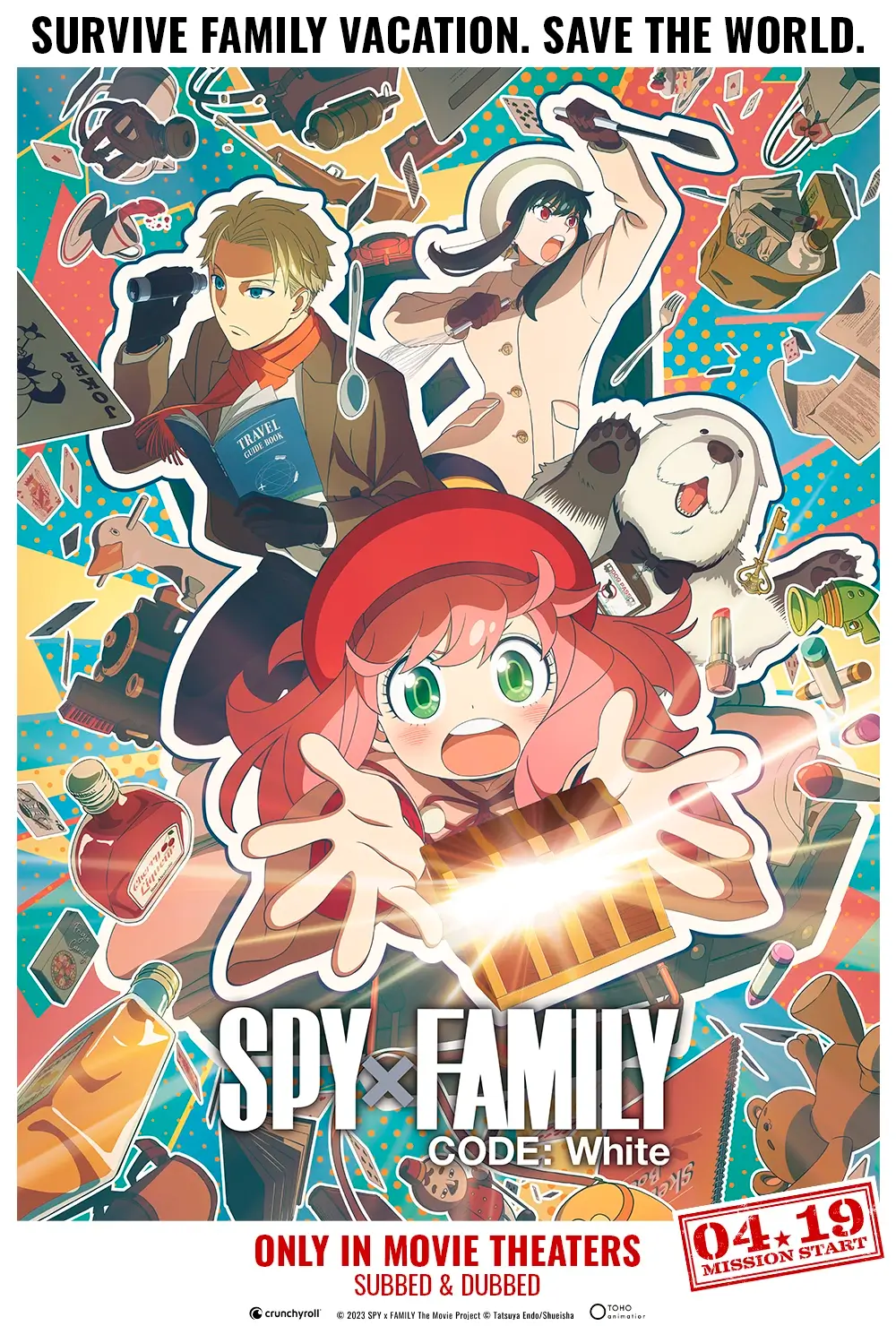 SPY x FAMILY CODE: White theatrical release poster.