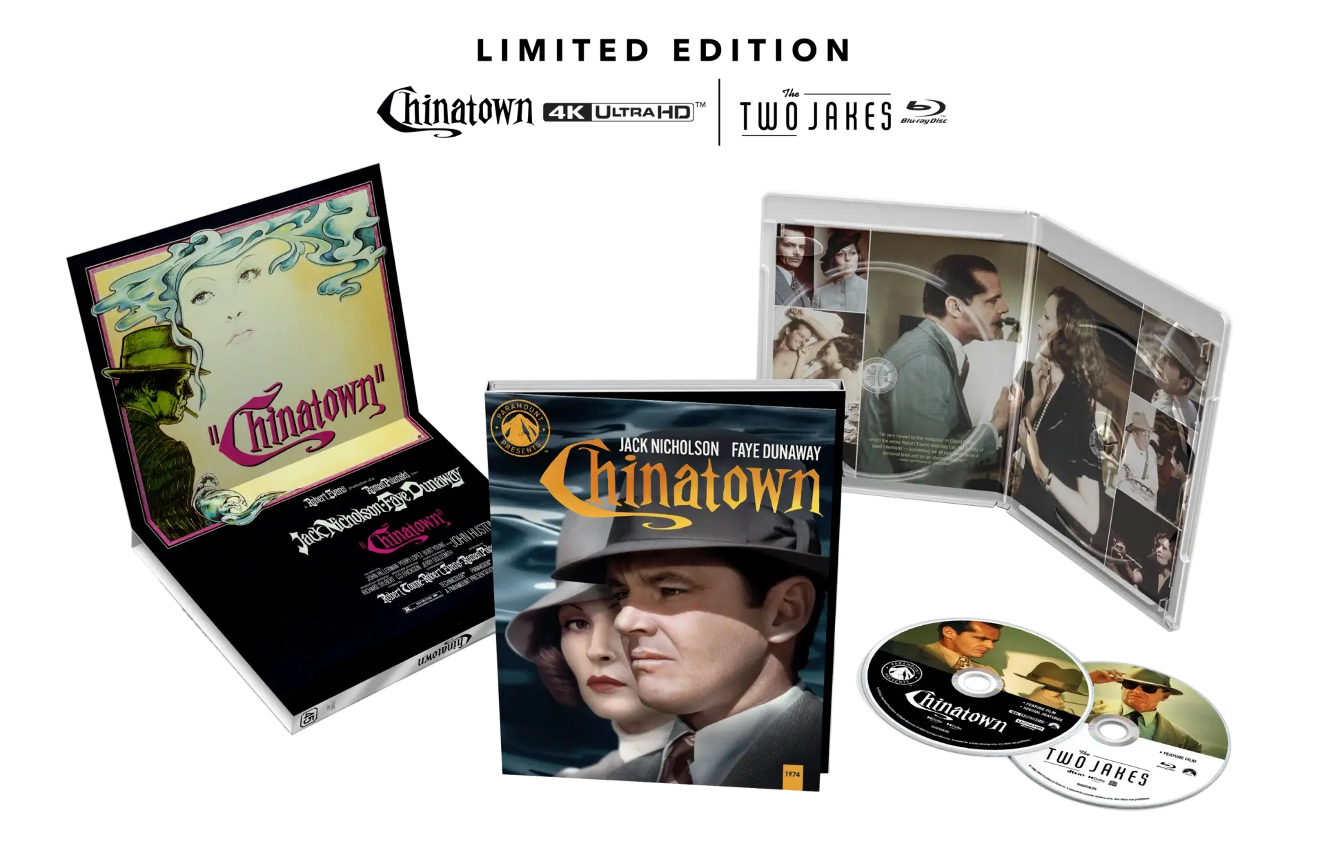 Chinatown Blu-ray And 4K Disc Art Packaging