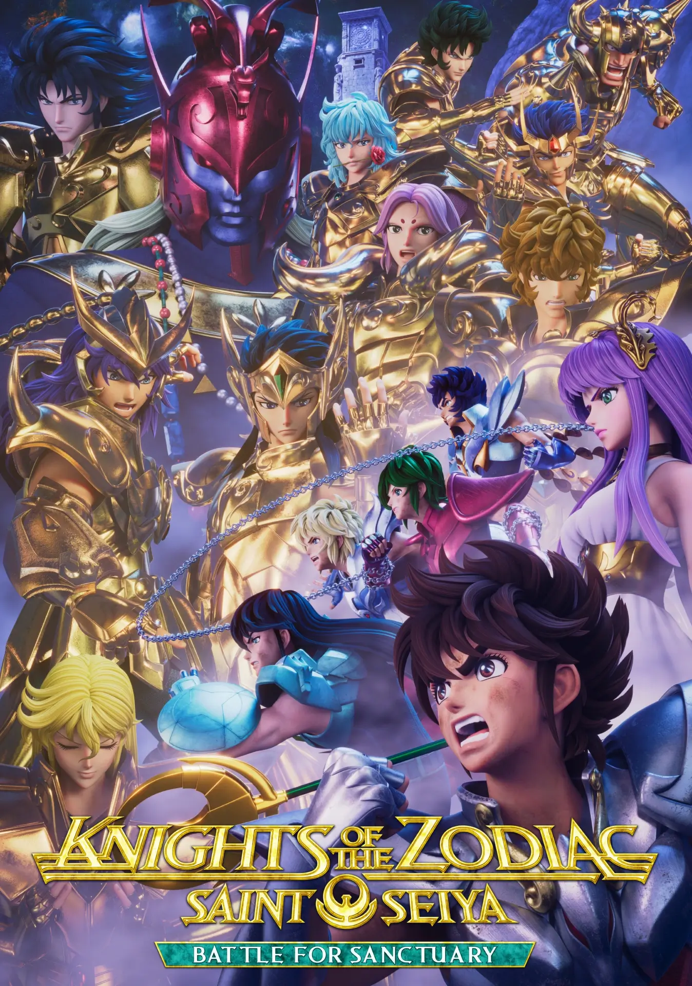 Saint Seiya: Knights of the Zodiac - Battle for Sanctuary Part 2 NA key visual.