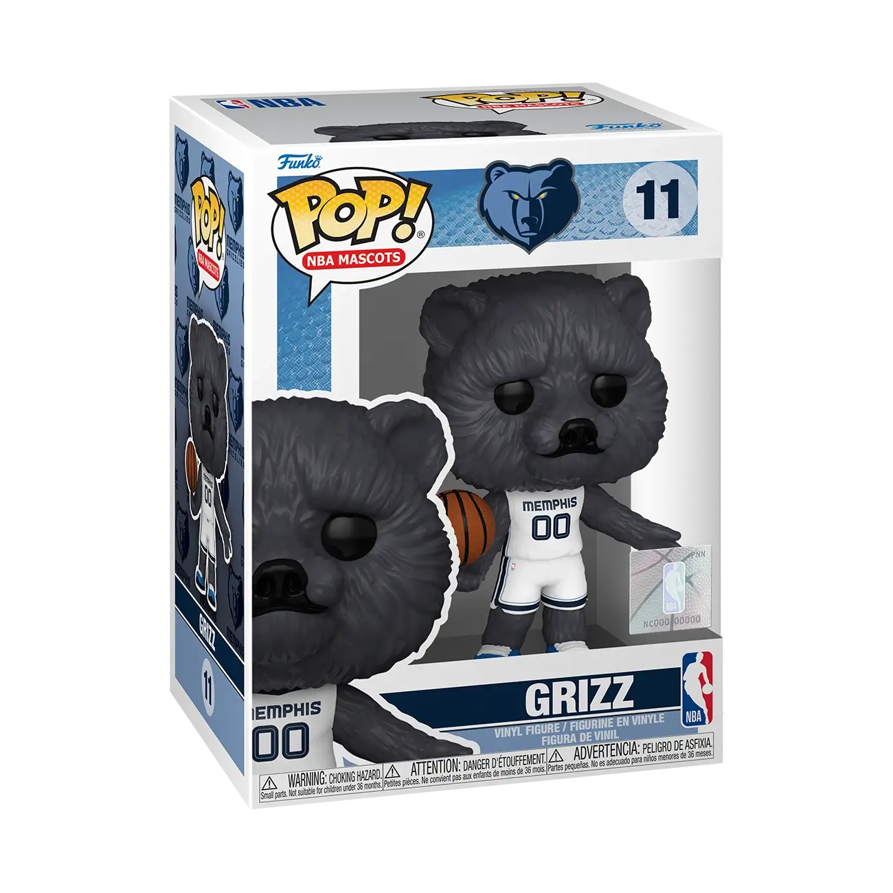 79629 POP NBA Mascots Memphis Grizz POP GLAM 1 WEB