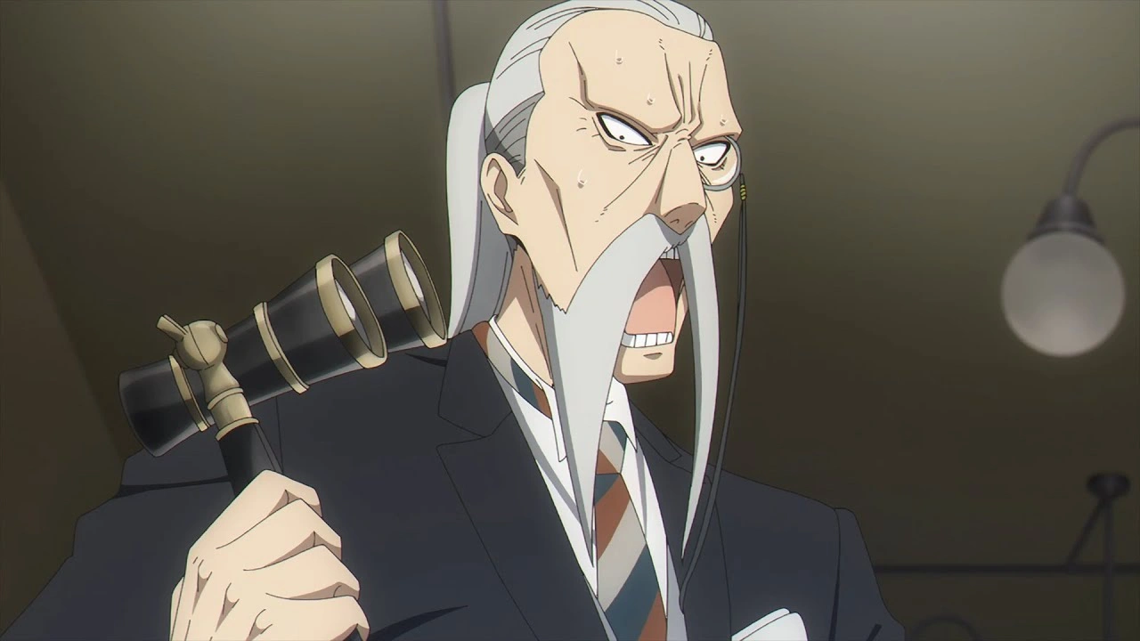 Spy x Family anime screenshot showing Henry Henderson in a frenzy over elegance.