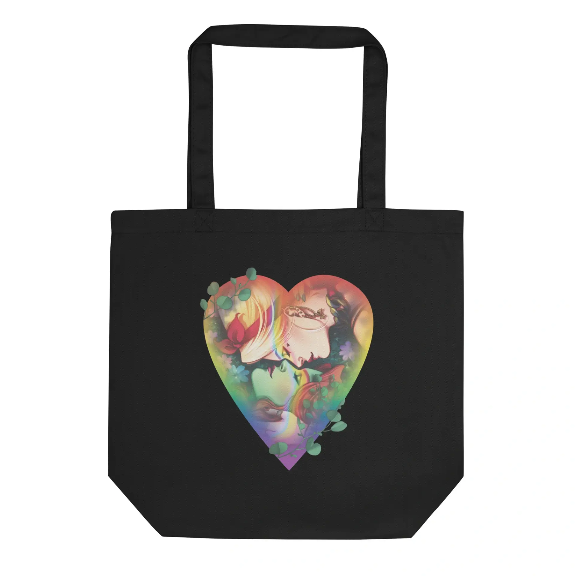 Eco Tote Bag Black Front 6647aa7e657c6