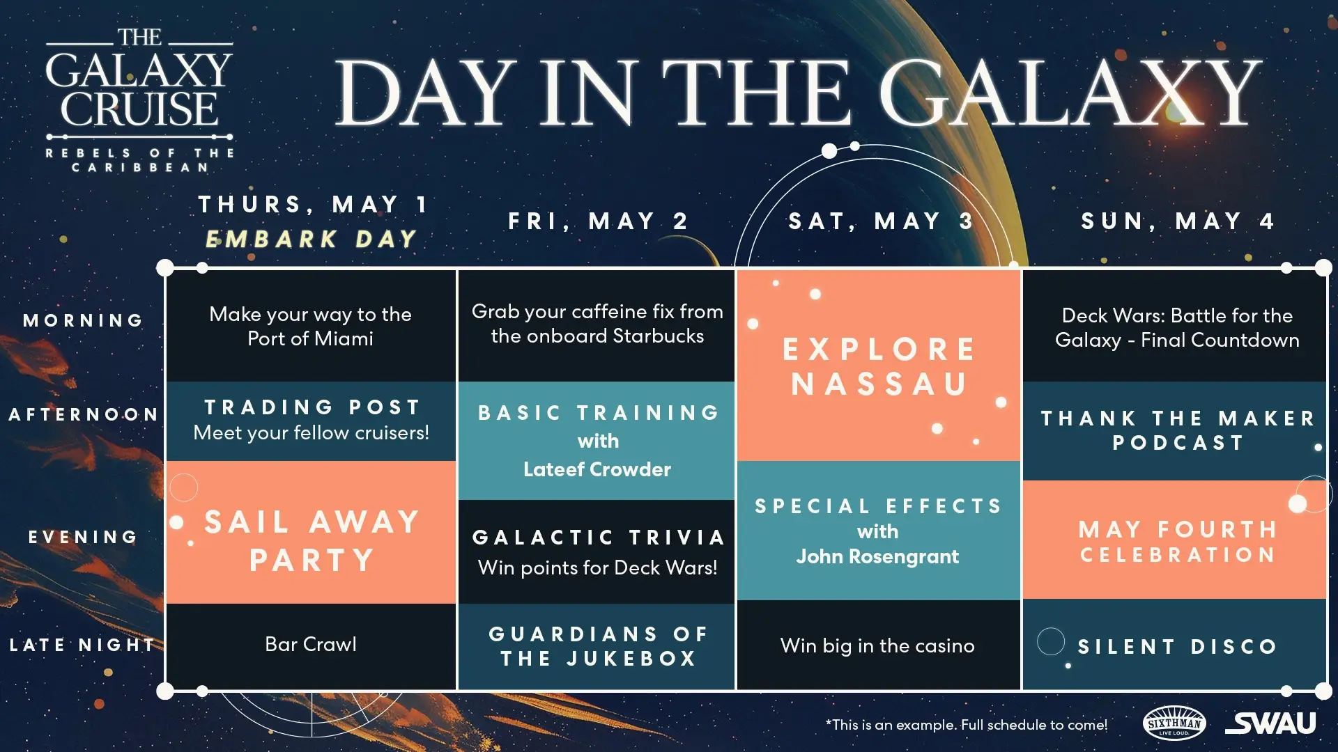 THE GALAXY CRUISE PRICING