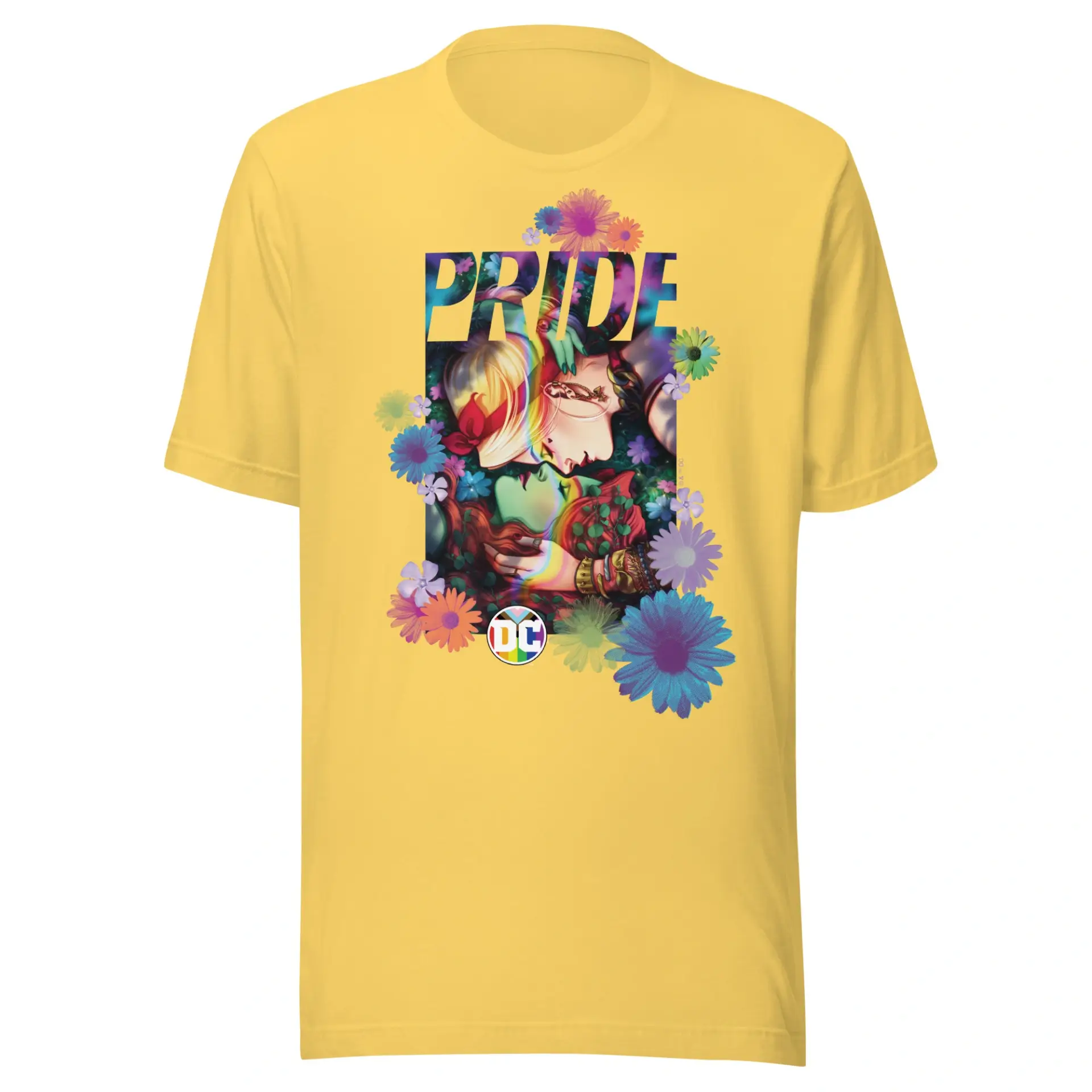 Unisex Staple T Shirt Yellow Front 6647a9ee29421