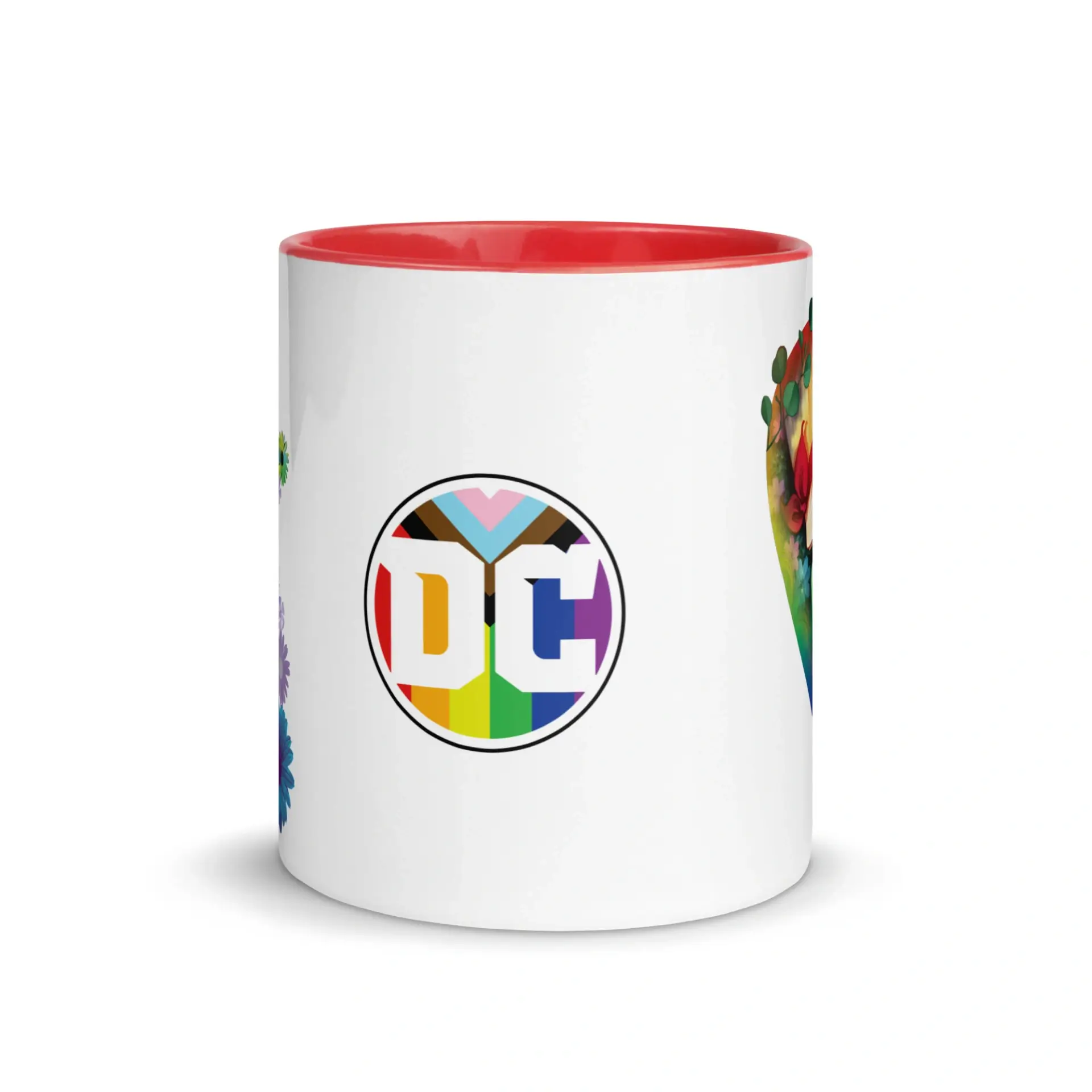 White Ceramic Mug With Color Inside Red 11 Oz Front 6647ac5505f20