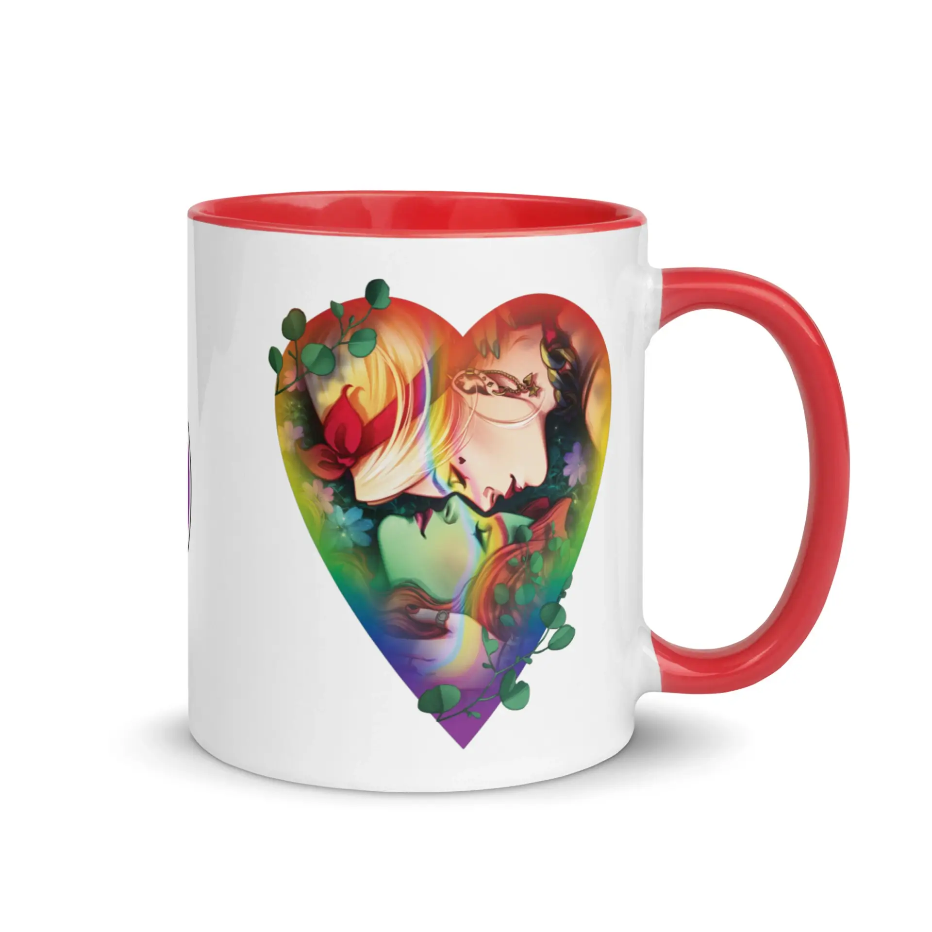 White Ceramic Mug With Color Inside Red 11 Oz Right 6647ac5505a9f