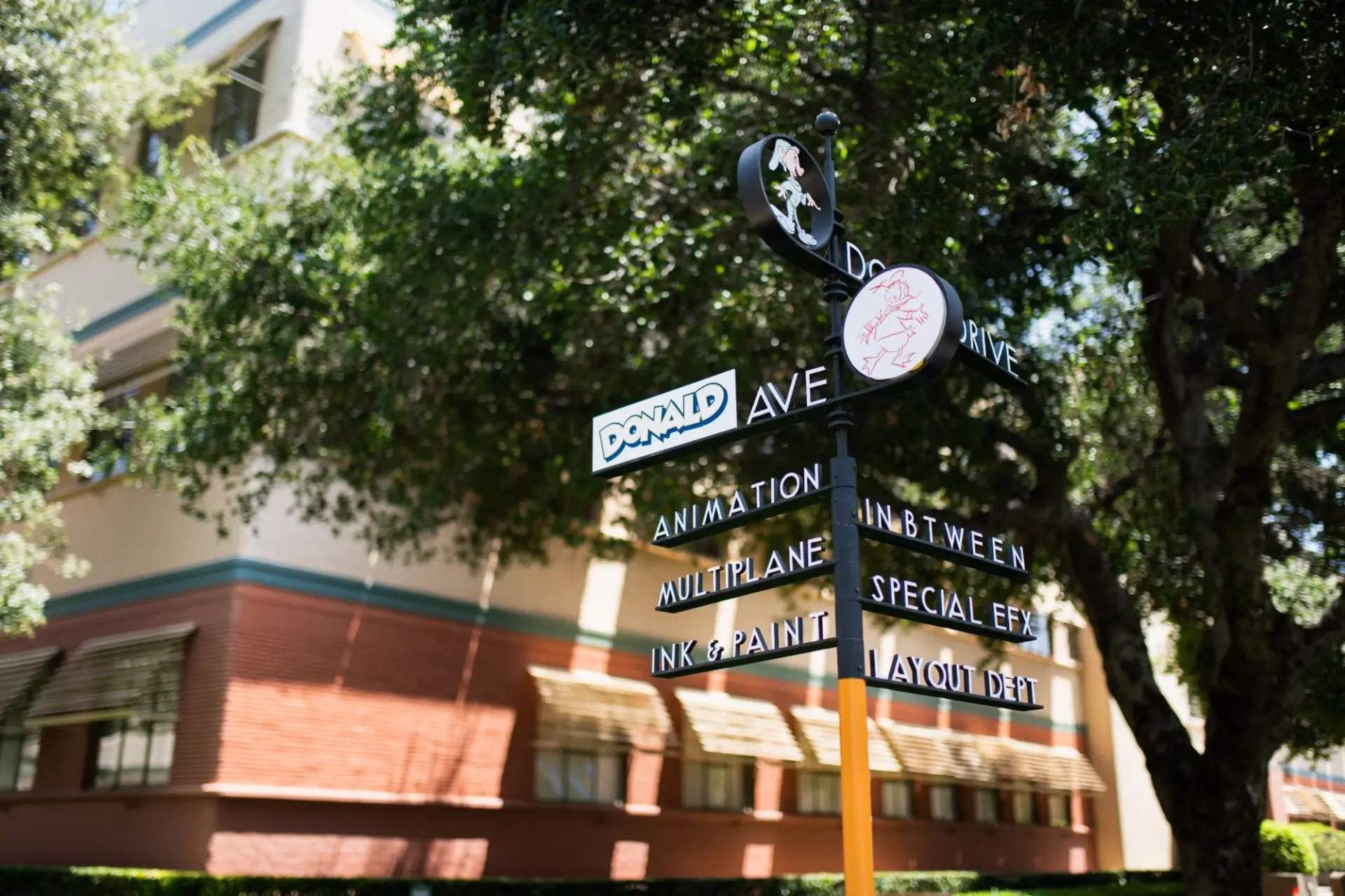 Donald Ave Walt Disney Studio Lot