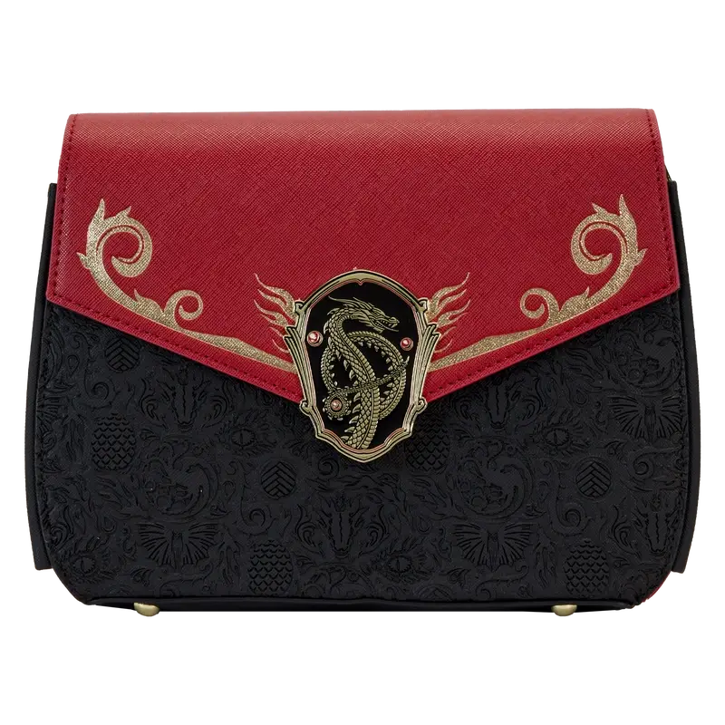 House Of The Dragon All Over Print House Targaryen Crossbody Bag Hi Res