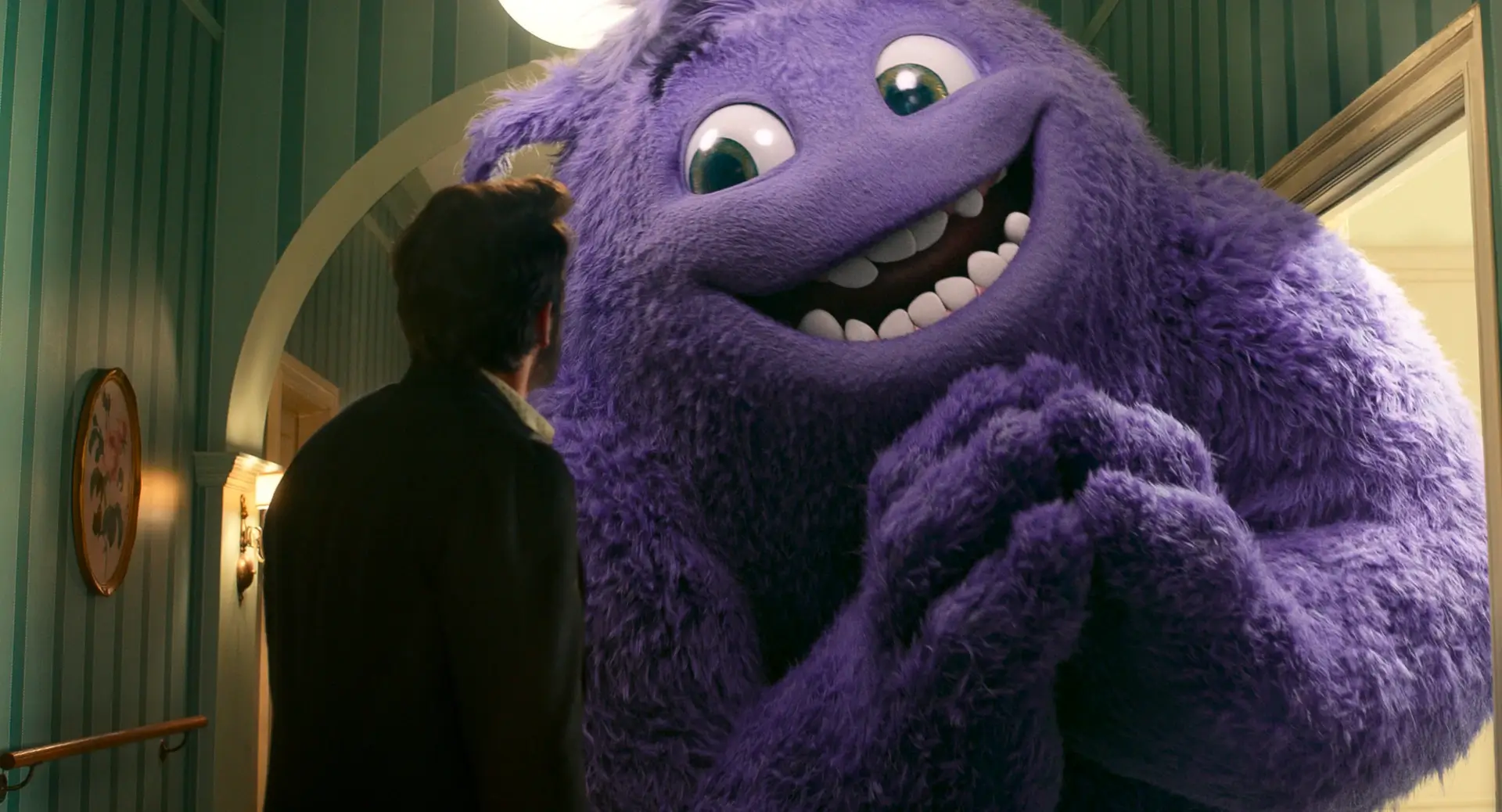 Ryan Reynolds (Cal), left, and Steve Carell (Blue) star in Paramount Pictures' "IF."