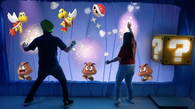 Super Nintendo World Interactive Wall