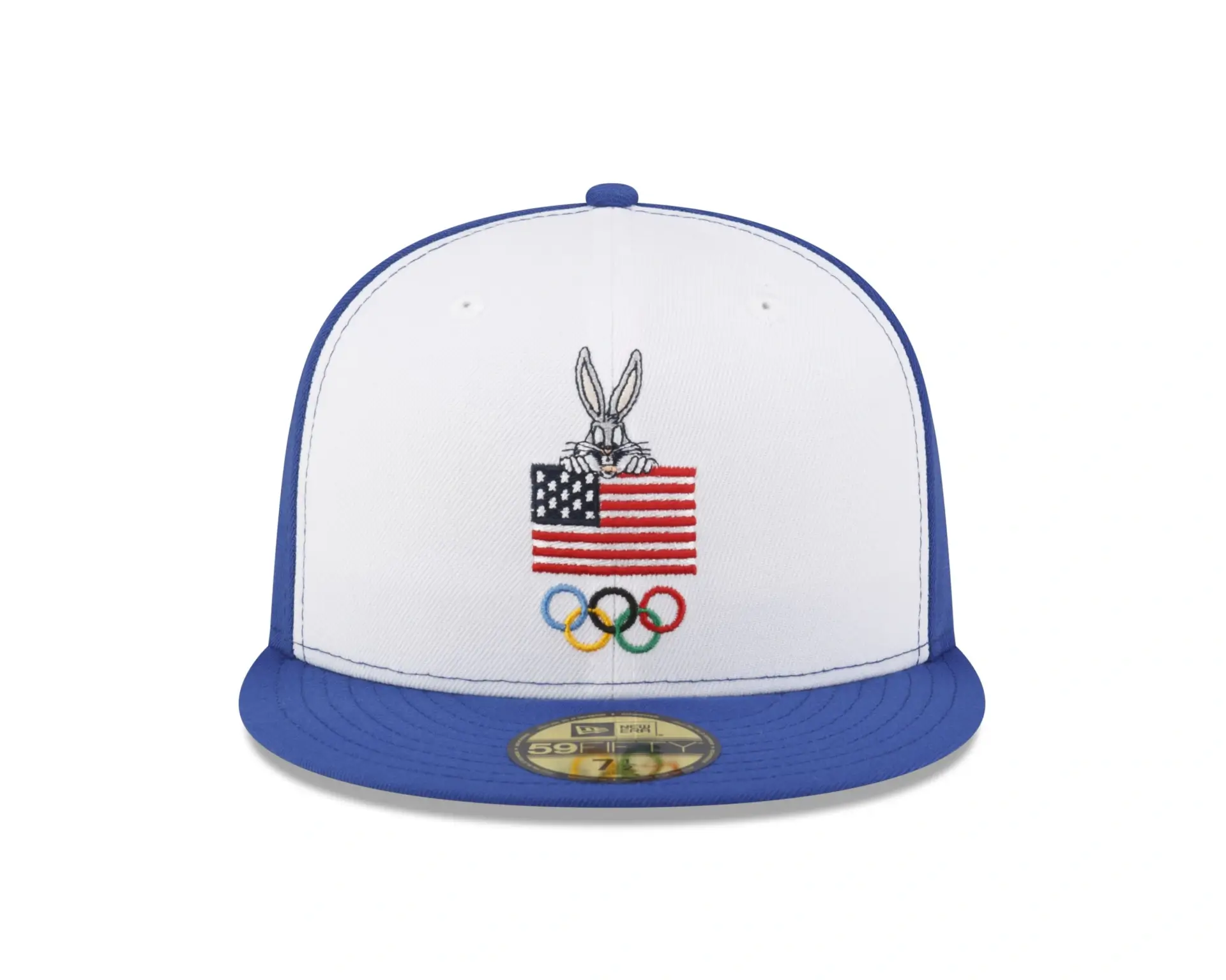 70859378 59FIFTY LOONEYTUNESXOLYMPICS BUGS BUNNY WHITE F