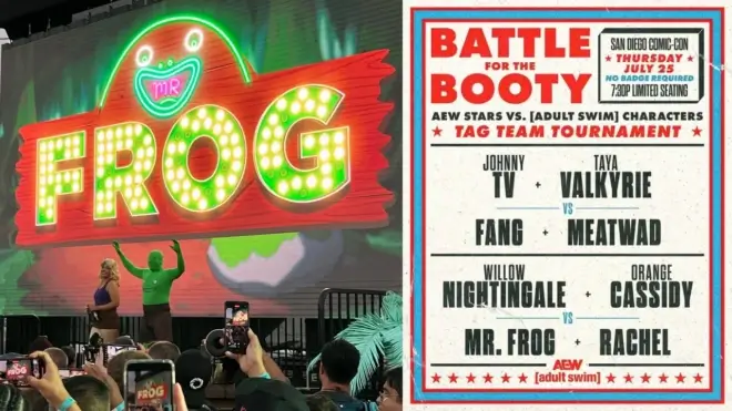 AEW Takes On Adult Swim In 'Battle For The Booty' At Comic-Con [Recap]