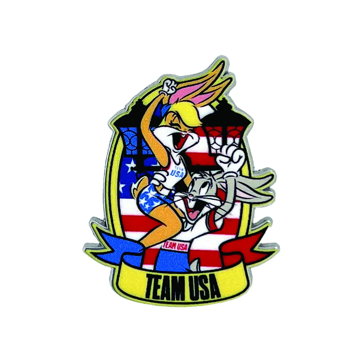 LT 0002 Looney Tunes Bug And Lola Paris 2024 Pin REV2