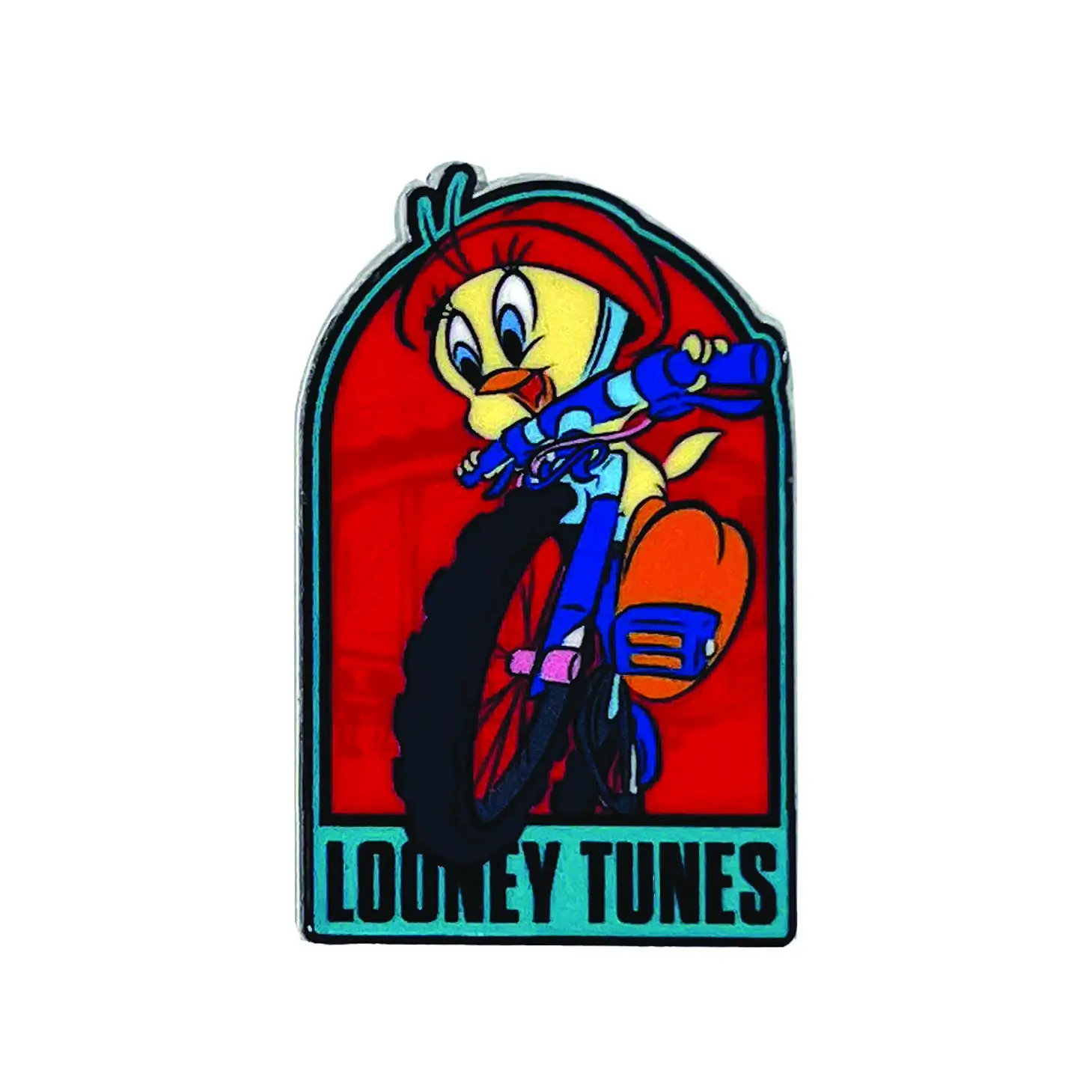 LT 0004 Looney Tunes Tweety Bike Pin REV2