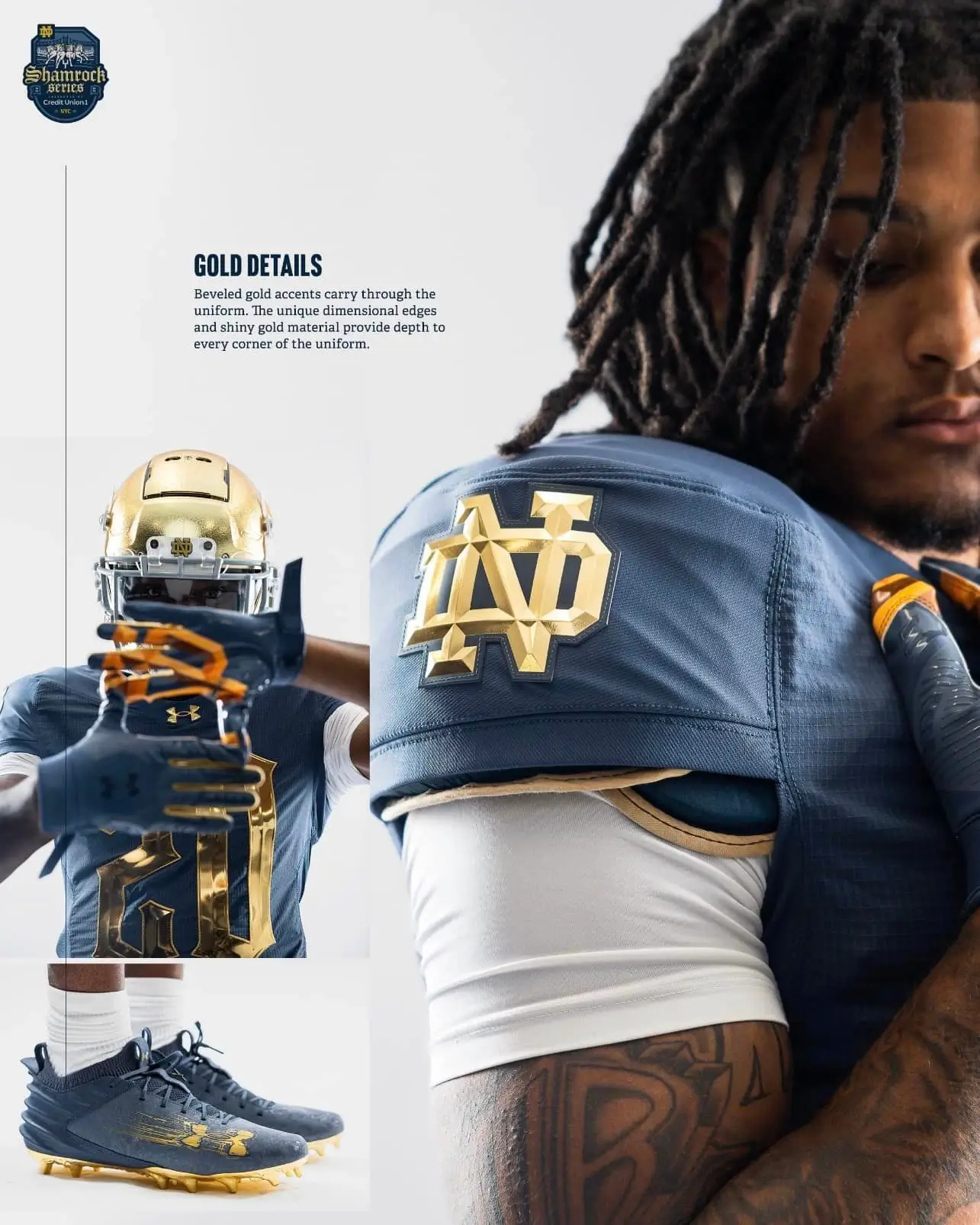 Notre Dame Football's Latest Movie Parody Reveals Team's New Shamrock Jersey