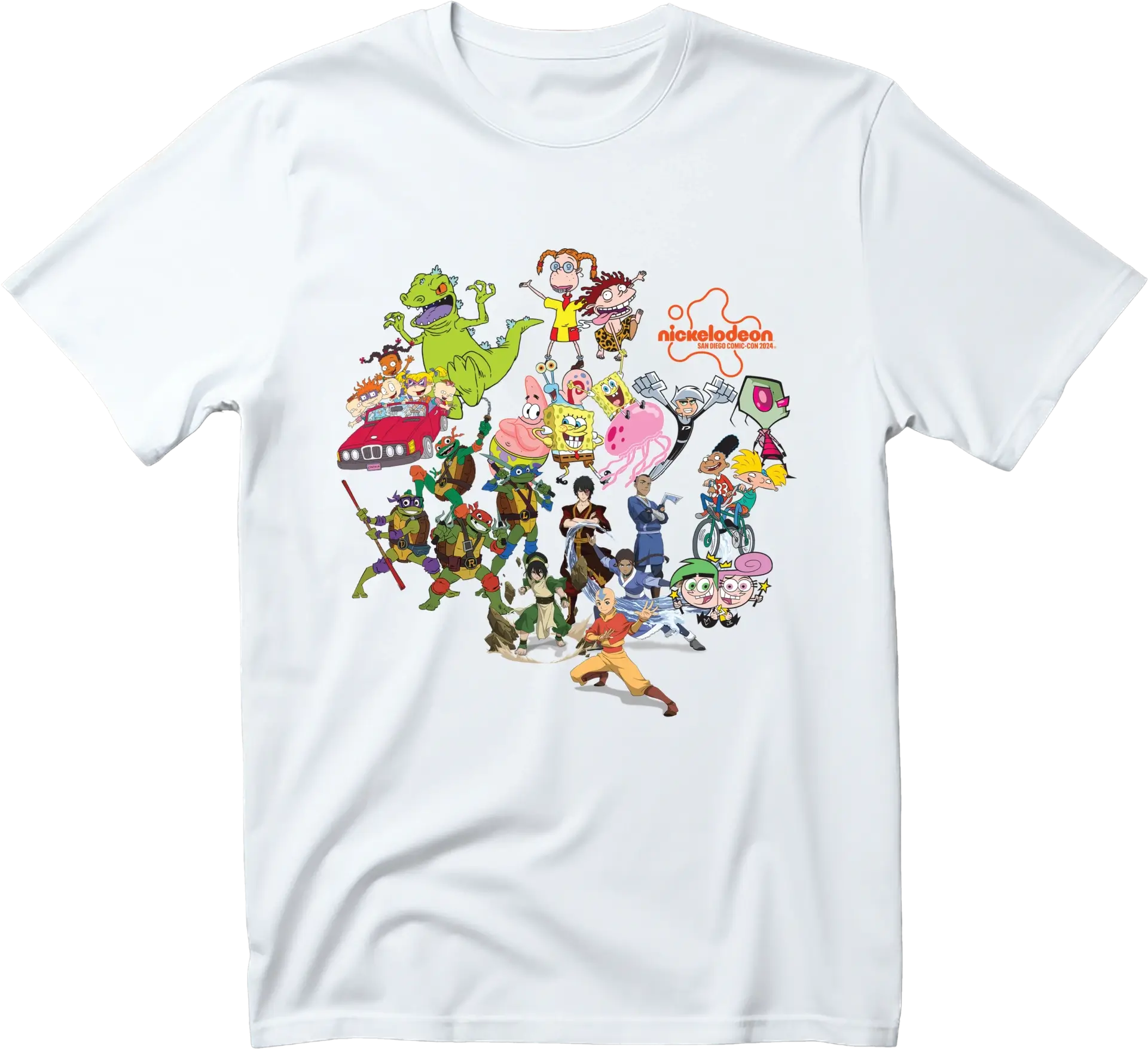 Nickelodeon San Diego Comic-Con 2024 Custom T-shirt.