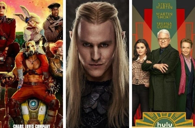 Premiering in August - Borderlands, Rings of Power, Only Murders in the Building