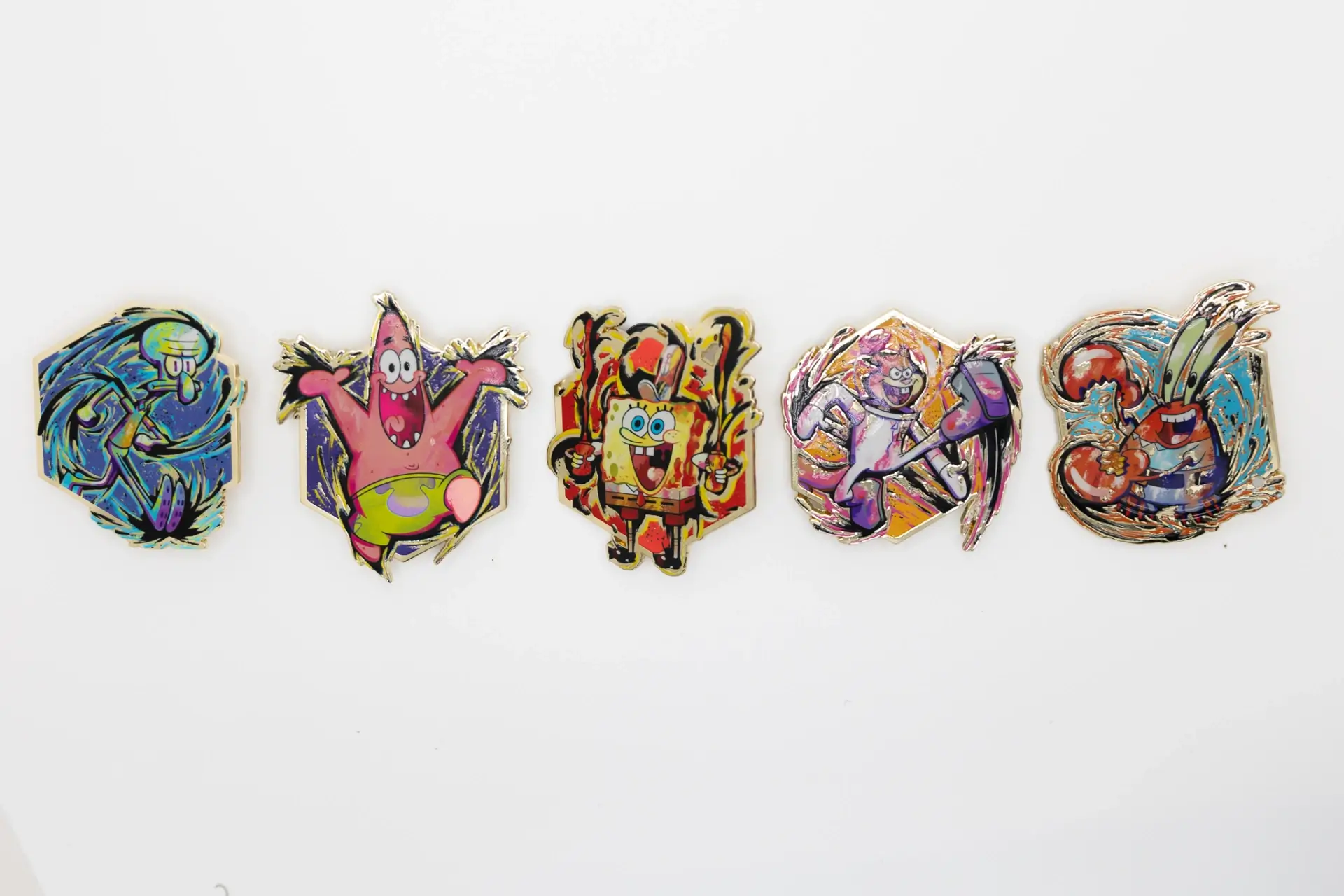 SpongeBob's 25th Anniversary Series: Limited Edition SpongeBob SquarePants Painterly Pin.