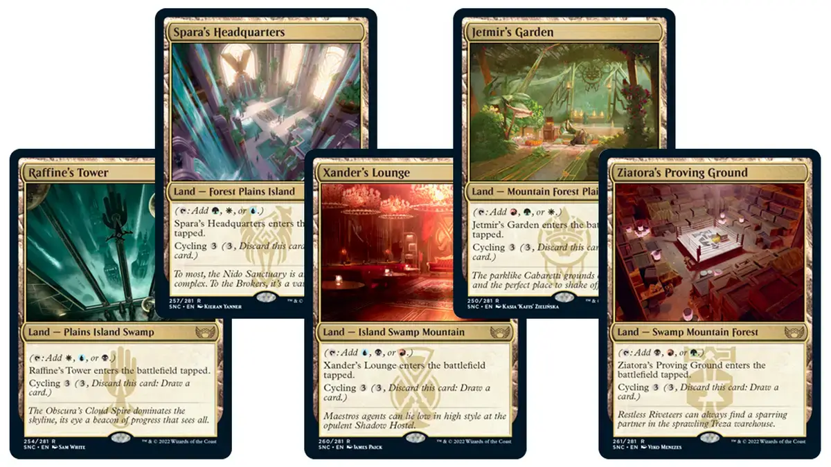 Mtg New Capenna Card Tri Lands Cycle