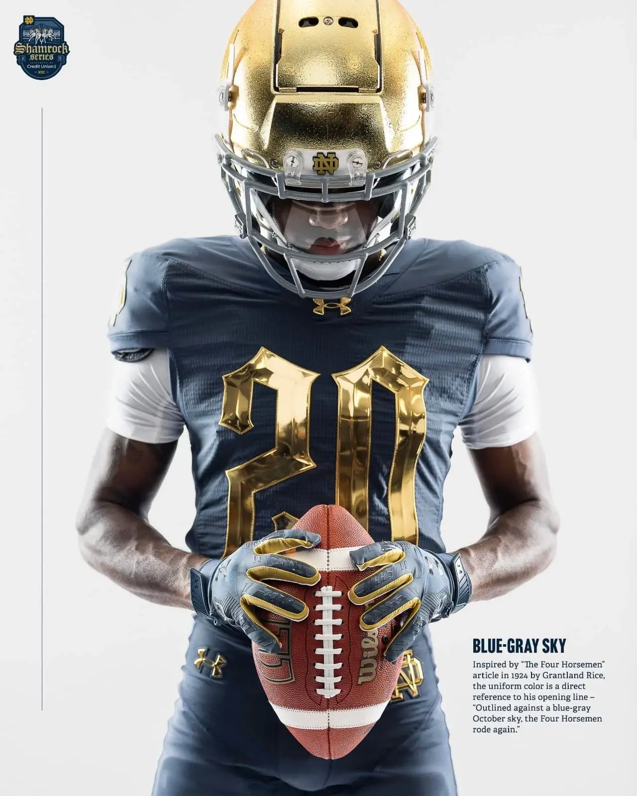 Notre Dame Football's Latest Movie Parody Reveals Team's New Shamrock Jersey