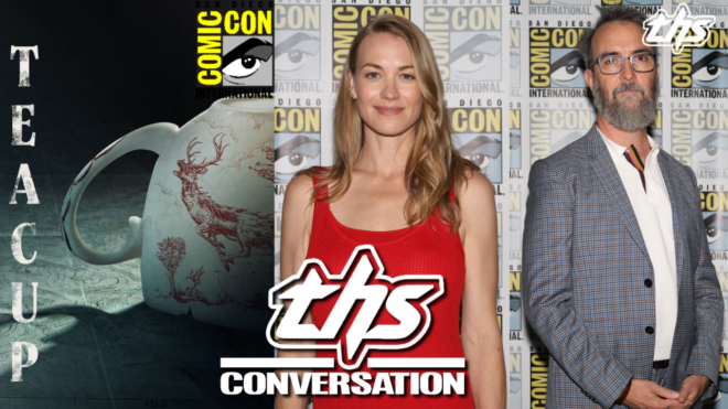 Ian McCulloch & Yvonne Strahovski Teacup interview SDCC
