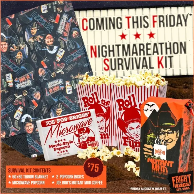 Fright Rags Announces Collab With 'The Last Drive-In' For New Marathon Merch