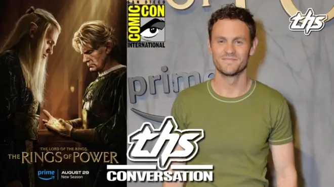 Charlie Vickers Rings of Power interview SDCC