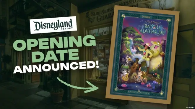 Save the Date: Tiana's Bayou Adventure Set to Open at Disneyland Resort!