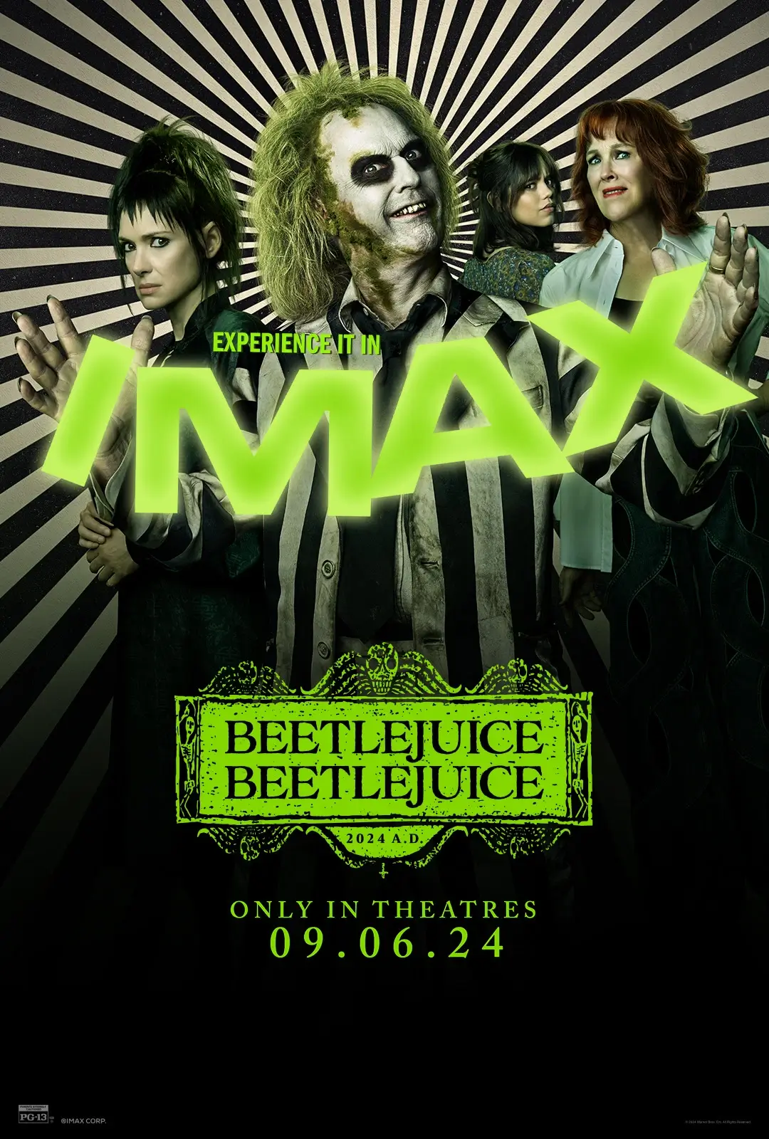 IMAX Beetlejuice Beetlejuice Poster