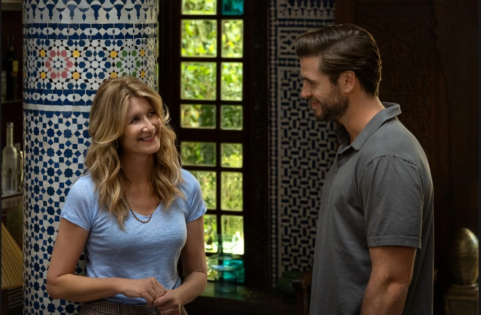 Laura Dern and Liam Hemsworth in Lonely Planet