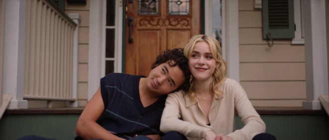 Nico Hiraga and Kiernan Shipka in Sweethearts