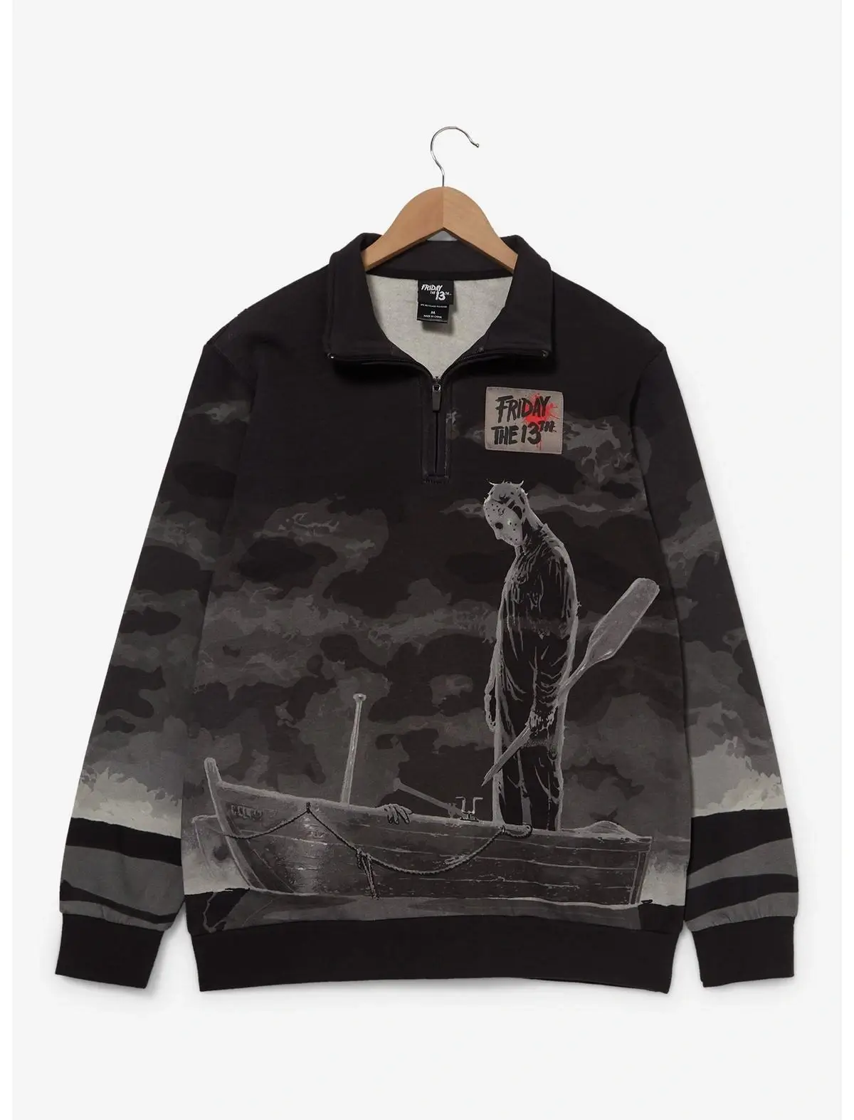 Friday The 13th Scenic Quarter Zip Sweatshirt — BoxLunch Exclusive