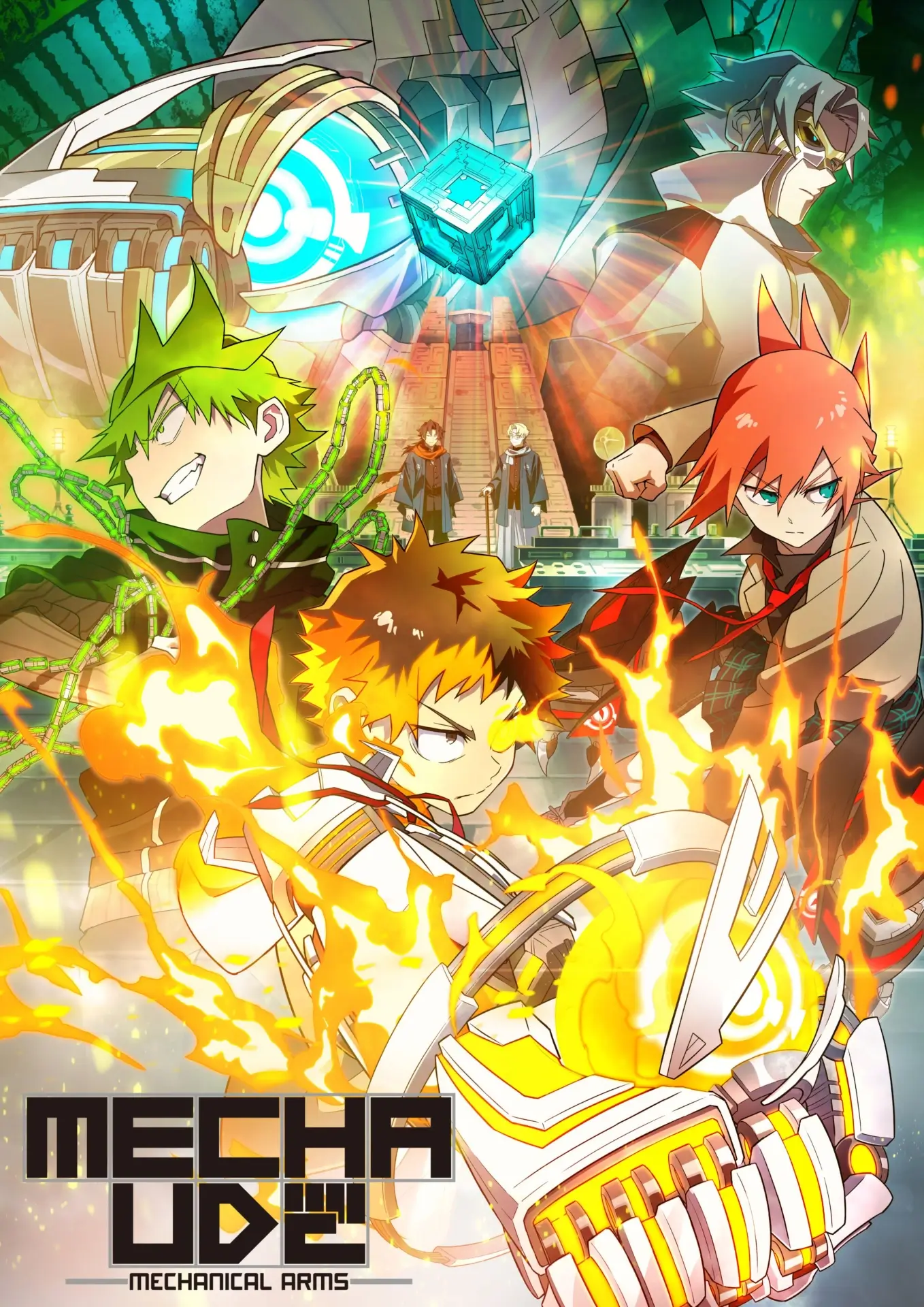Mecha-Ude: Mechanical Arms NA key art.