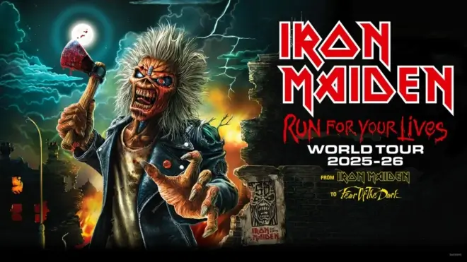 Iron Maiden Announces 'Run For Your Lives' World Tour 2025/2026