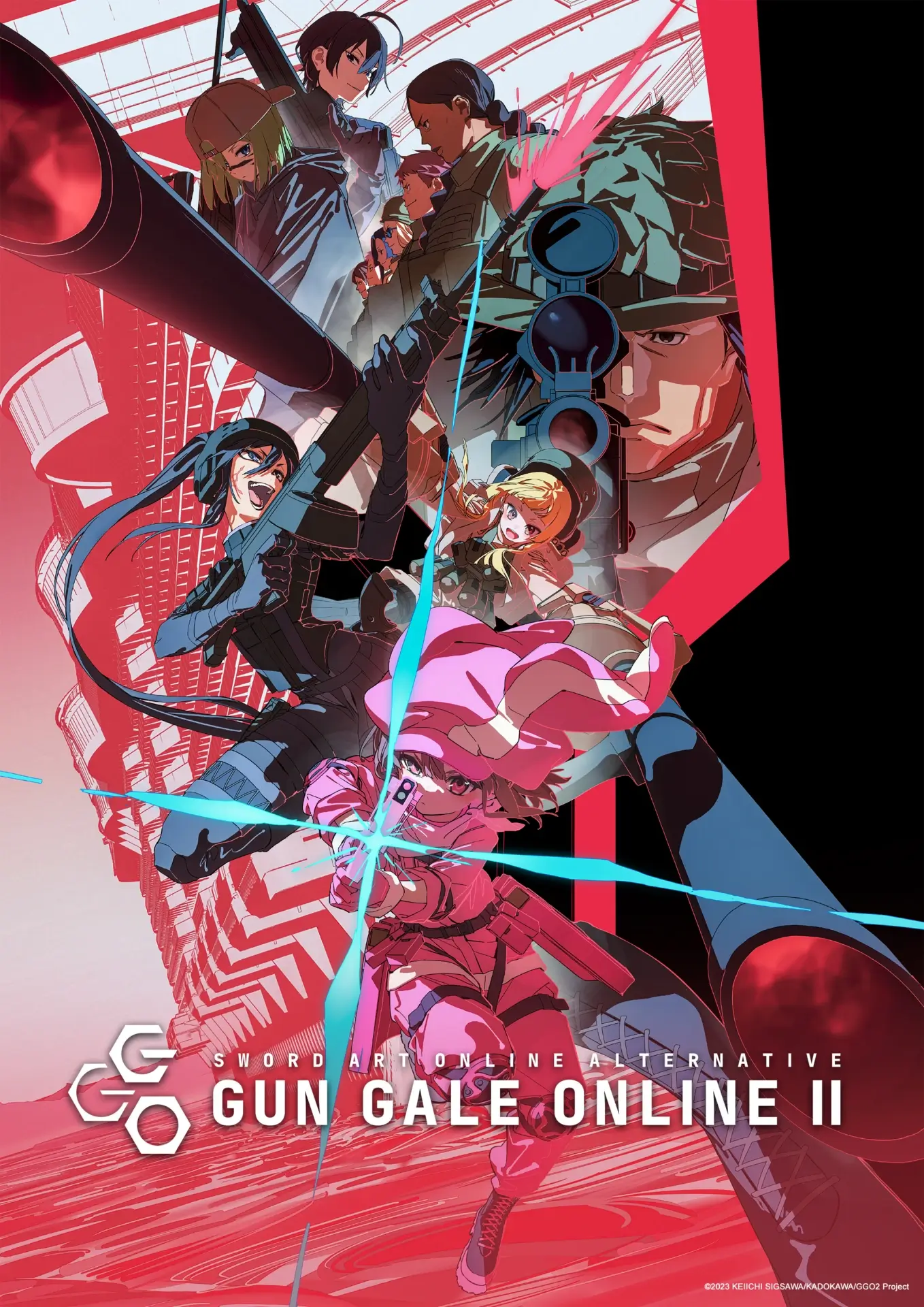 Sword Art Online Alternative: Gun Gale Online Season 2 NA key art 2.