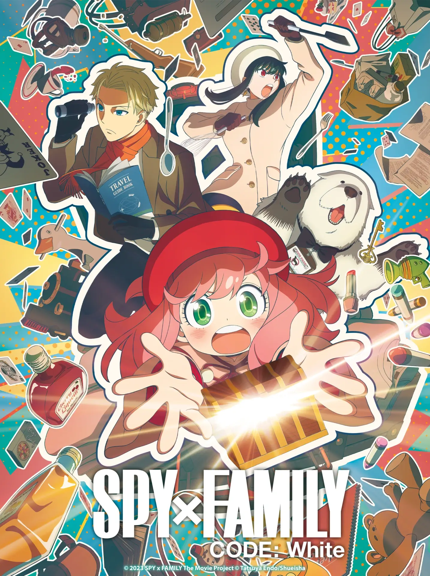 SPY x FAMILY CODE: White NA key art.
