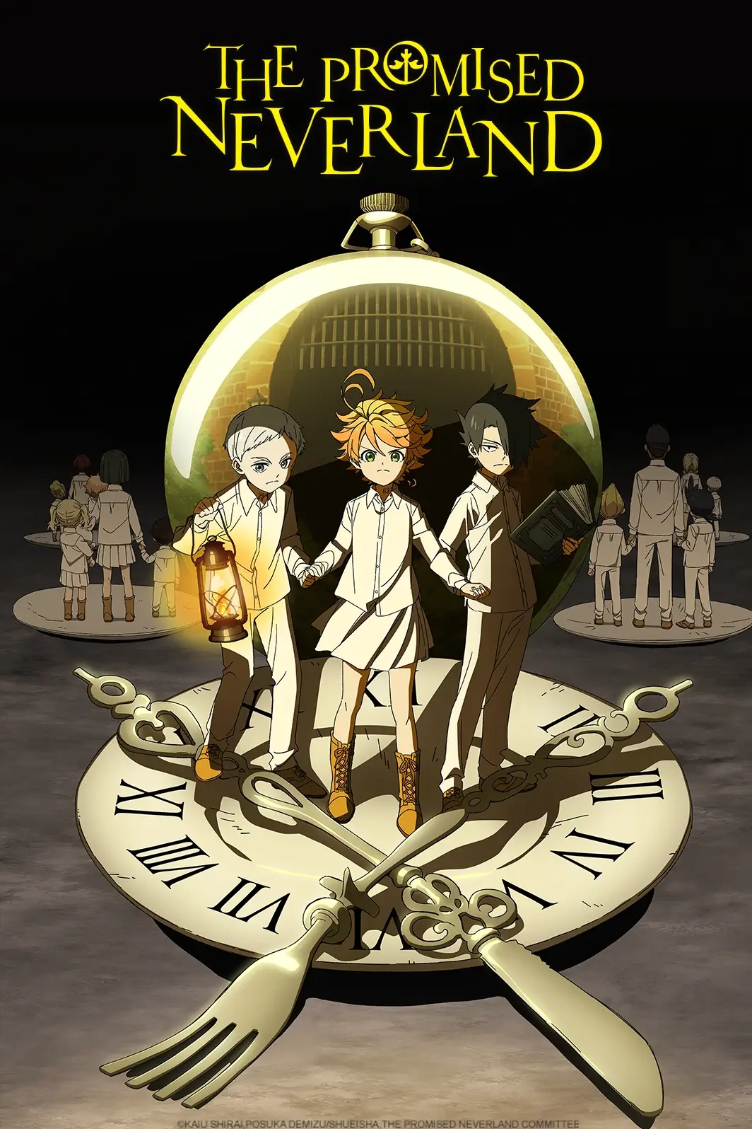 The Promised Neverland NA key art.