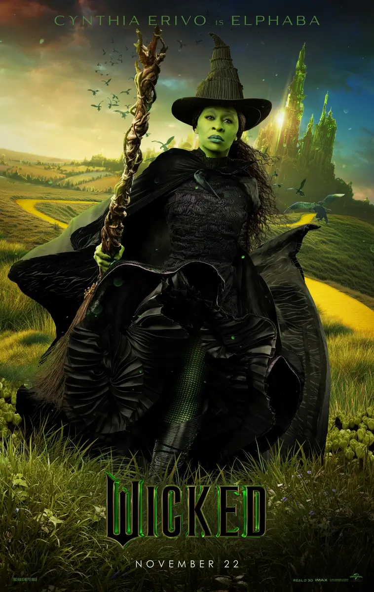 Cynthia Eriva as Elphaba in Wicked