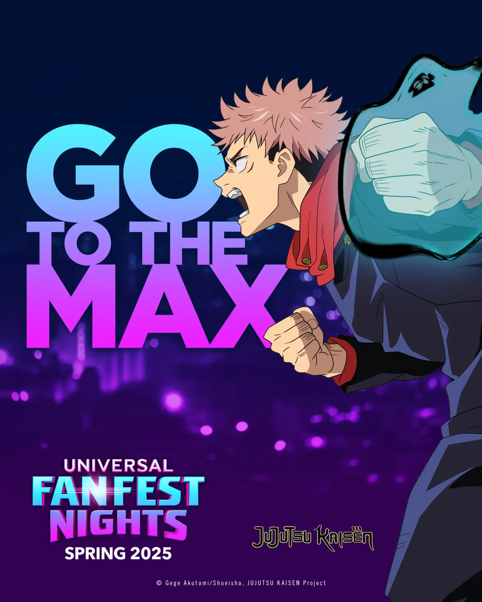 Jujutsu Kaisen At Universal Fan Fest Nights Logo