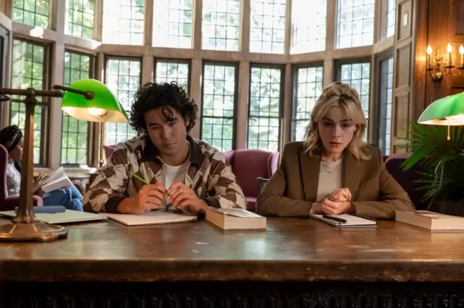 Nico Hiraga and Kiernan Shipka in Sweethearts